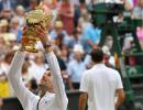 Djokovic outlasts Federer to win fifth Wimbledon title