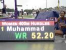 Sports Shorts: Muhammad sets 400m hurdles world record