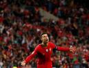 PICS: Ronaldo 'trick' sends Portugal to Nations final