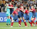 Women's WC PICS: Norway sink Australia in shoot-out