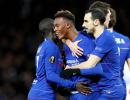 Europa League PIX: Chelsea too strong for Kiev, Arsenal lose