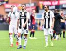 Ronaldo-less Juve suffer first league defeat of the season