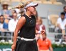 French Open: Potapova upsets Kerber, Federer cruises