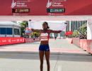 Kosgei shatters women's marathon World record