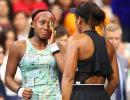 Gauff loses match but learns lessons from Osaka