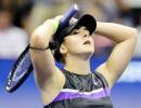 PICS: Andreescu sees off Mertens to make US Open semis