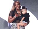 Awwdorable! Serena-daughter on NY Fashion Week runway