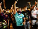 PHOTOS: Barcelona fans chant for Messi to stay