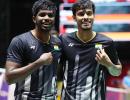 Olympics Badminton: Chirag-Satwik stun world No 3