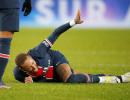 PSG say scans 'reassuring' after Neymar twists ankle