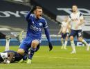 EPL PIX: Leicester sink Spurs; United thrash Leeds