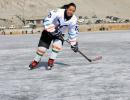 SEE: Ladakhis take to ice hockey on frozen lakes