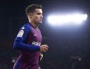 Barcelona's Coutinho to undergo knee surgery