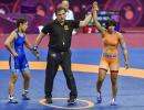 Kakran, Mor, Pinki win Asian Wrestling gold