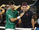 PHOTOS: Djokovic routs Federer to enter Aus Open final