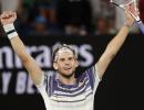 PHOTOS: Theim demolishes Zverev to make Aus Open final