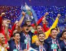 PICS: PSG beat 10-man St Etienne to win French Cup