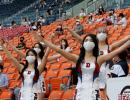 No beer or chicken but South Korean fans are back