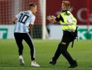 La Liga mulls criminal action against pitch invader