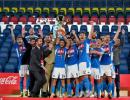 PHOTOS: Napoli upset Juve to win Coppa Italia