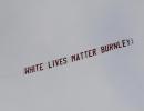 Burnley condemn 'White Lives Matter' flyover banner