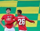 FA Cup: Maguire winner edges United past Norwich