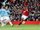 PICS: Manchester Utd stun City; Chelsea thump Everton