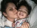 Sania Mirza cuddles with her son in bed