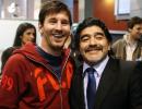 He isn't going anywhere; Maradona is eternal: Messi