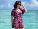 PIX: Saina's beach holiday