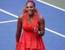 PIX: Serena's daughter cheers her on