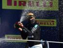 F1 PIX: Hamilton takes 90th win at dramatic Tuscan GP