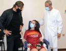 Totti meets girl who woke from coma after his message