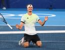 Zverev whips Khachanov for tennis singles gold