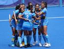 Hockey PIX: India women shock Australia to make semis