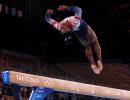 PIX: Biles returns to bag balance beam bronze