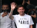 PIX: PSG fans give Messi hero's welcome in France