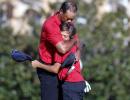 Tiger Woods and son finish second at PNC Championship