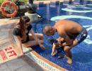 Hardik Pandya Jr too cool for the pool