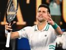 Pain-free Djokovic reaches ninth Aus Open final