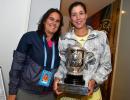 Muguruza's coach Martinez tests positive for COVID-19