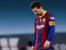 Messi given two-game ban for Super Cup red card