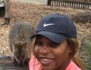 Serena takes daughter to the zoo after quarantine