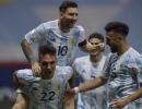 Argentina beat Colombia in shootout to reach final