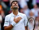 PIX: Djokovic storms into 10th Wimbledon semis