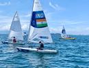 Sailor Sarvanan trains in Tokyo ahead of Olympics