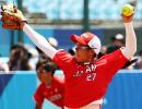 Japan win softball opener as Games 'of hope' begin