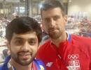 Selfie requests pile up for 'Mr Popular' Djokovic