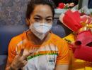 SEE: Tokyo silver-medallist Mirabai returns to India