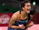 Sensational Sindhu enters semis at Tokyo Olympics